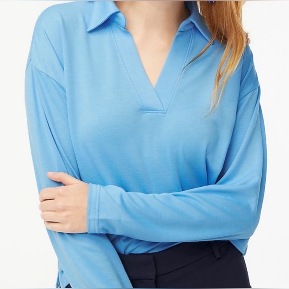 J. Crew Soft Terry Polo Shirt